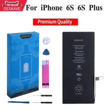 Bateria de alta capacidade, para iphone 6, 6s, 6s plus, com ferramentas gratuitas, a1699, a1634, a1687 2024 - compre barato