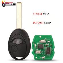 Kutery 5PCS/Lot Remote Car Key For BMW Mini Cooper S R50 R53 315/433MHZ ID73 PCF7931 Chip With Uncut Blade 2024 - buy cheap