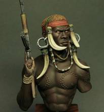 Unassambled 1/10 ancient  warrior bust man    Resin figure miniature model kits Unpainted 2024 - buy cheap