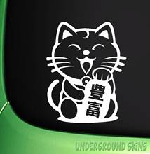 LUCKY CAT-pegatina de vinilo para coche, pegatina de estilo europeo para coche, furgoneta, ventana y portátil, para MANEKI-NEKO, VW, VAG 2024 - compra barato