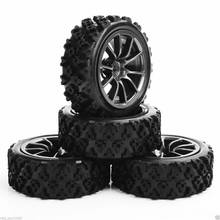 4 peças 1/10 pneus de rally modelo 12mm conjunto c12m pp0487 carro de corrida off road 1:10 rc 2024 - compre barato