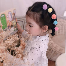 Cinta para el pelo coreana para niños, banda de goma para niña, cinta para el pelo con flores, accesorios para el cabello 2024 - compra barato