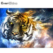 Evershine Diamond Painting Tiger 5D DIY Full Square Diamond Embroidery Animal Needlework Home Decorations 2024 - buy cheap