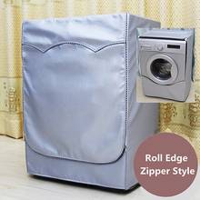 Washing Machine Cover  Waterproof Cover Fully Automatic Drum Oxford Cloth Dryer Silver Polyester Dustproof 2024 - buy cheap