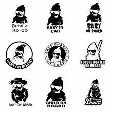 10 Styles Large BABY ON BOARD Car Sticker Funny Wrap Vinyl Personality Cars Stickers Decal Car-Styling Decoration Accessories 2024 - buy cheap