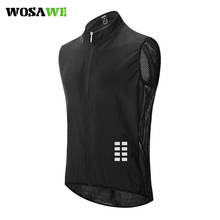 WOSAWE Reflective Cycling Vest Windproof Lightweight Ciclismo Mtb Bike Sleeveless Jersey breathable mesh Clothing Cycling Gilet 2024 - buy cheap