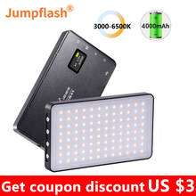 Jumpflash-Mini luz LED de relleno para vídeo, 6500K, 96 piezas, montaje en Zapata fría para cámara, teléfono, Selfie, Vlog, iluminación de fotografía 2024 - compra barato