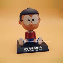 Animation Garage Kid Doraemon Collection Toys: Action Figure PVC Dolls Nobita Nobi Model Decoration Shaking Head Dolls Best Gift 2024 - buy cheap