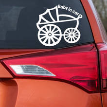 Car Stickers Baby In Car On Board Carriage Lovely Creative Decals For Trunk Windshield Auto Tuning Styling Vinyls D40 2024 - buy cheap