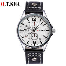 Brand Luxury Military Wrist Watches Men Leather Strap Casual Sport Fashion Quartz Watch Clock relogio masculino Feminino 2024 - buy cheap