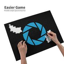 Aperture Science Jigsaw Puzzle 500 Pieces Puzzle Game Wooden Educational Toys Portal Puzzle Portal 2 Half Life The Orange Box 2024 - buy cheap