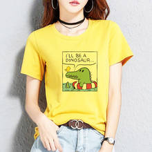 BGtomato funny cartoon tshirt original brand casual top tees lovely cartoon crocodile t-shirt women 2024 - buy cheap