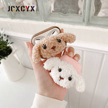 Funda de silicona para Apple Airpods 1 2 pro, funda de auriculares inalámbricos con dibujos animados 3D de peluche de invierno para perro de peluche 2024 - compra barato