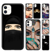 Maiyaca muçulmano islâmico meninas árabe hijab caso de telefone para o iphone se 6s 7 8 plus x xr xs 11 12 13 pro max samsung galaxy s9 s10 2024 - compre barato