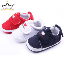 New Cotton Baby Shoes Sneakers Lovely Heart Print Papa Mama Infant Boy Girl Shoes Sneakers Non-slip Soft Soled Girls Shoes 2024 - buy cheap