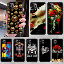 rock band Guns roses Phone Case Cover Hull For iphone 5 5s se 2 6 6s 7 8 12 mini plus X XS XR 11 PRO MAX black silicone prime 3D 2024 - buy cheap