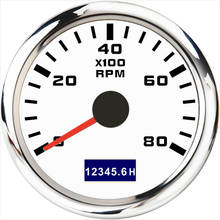 52mm Tachometer with LCD HourMeter 3K 4K 6K 7K 8K RPM For Car Boat Yacht Waterproof Tacho Meter Gauge With Red Backlight 2024 - buy cheap