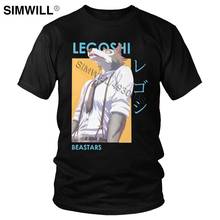 Legoshi Beastars Wolf Tees Tops Fashion Summer Cotton T-Shirt Men Short Sleeve O-neck Japan Anime Manga T Shirt Graphic Tshirt 2024 - buy cheap