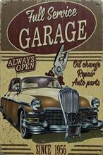 FULL SERVICE Garage Vintage Metal Tin Signs Rustic Pin Up Poster Plaque Pub Wall Decor 2024 - buy cheap