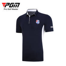 Camiseta de Golf transpirable para hombre, camiseta de entrenamiento de manga corta, secado rápido, PGM, 5 estilos, novedad de verano 2024 - compra barato
