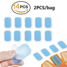 14Pcs EMS Trainer Gel Pads For EMS Abdominal Stickers Hydrogel Hip Abdomen Muscle Stimulator Slimming Massage Replacement Patch 2024 - buy cheap