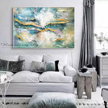 Abstract oil painting on canvas Handmade Modern Bright Color abstract painting colorful landscape Picture Home Wall Hotel decor 2024 - buy cheap
