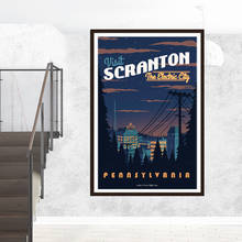 Dunder Mifflin TV Show Canvas Painting Wall Pictures Vintage The Office Scranton Travel Art Poster Living Room Decor 2024 - buy cheap