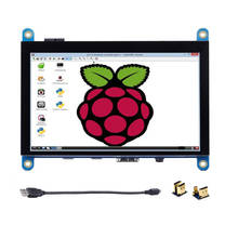 ЖК-монитор Raspberry Pi 4 3 Model B, Pi 4B 3B 3B +, 5 дюймов, сенсорный экран 800*480, USB 2024 - купить недорого
