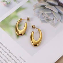 OUFEI Stainless Steel Jewelry Small Hoop Earrings For Women Korean Earrings For 2019 Woman Vogue 2019 Free Shipping 2024 - buy cheap