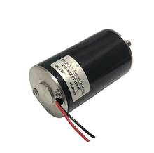 DC 220V высокоскоростной мотор постоянного тока 100W 4500RPM с высоким крутящим моментом вперед и назад двигатель токарный станок 2024 - купить недорого