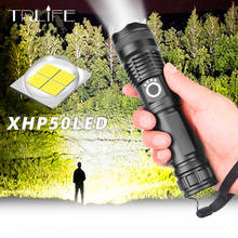 Dropshipping Ultra Bright Xlamp XHP50.2 Most Powerful Flashlight USB Zoom Led Torch XHP50 18650 or 26650 Rechargeable Battery 2024 - buy cheap