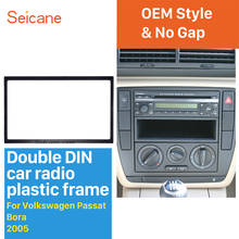 Seicane 178*102mm 2 Din Car Radio Fascia for 2005 Volkswagen Passat Bora DVD Player panel Frame Dashboard Trim Bezel 2024 - buy cheap