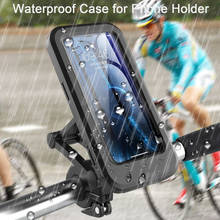 Soporte de teléfono móvil impermeable para manillar de motocicleta y bicicleta, pantalla táctil, navegación 2024 - compra barato