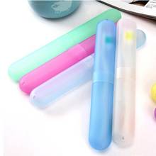 Toothbrush Storage Box Plastic Toothbrush Case Portable Travel Hiking Camping Box Tube Cover Protect Portable Toothbrush Holders 2024 - buy cheap