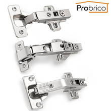 Probrico 135/165 Degree Combination Cabinet Hinge Furniture Full Overlay Concealed Cupboard Door Hinge 2024 - buy cheap