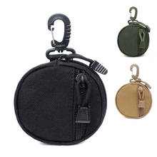 Тактическая Повседневная сумка, мини-кошелек для ключей, мужские кошельки для мелочи, сумка, военный армейский карман для мелочи с крючком, поясная сумка для охоты 2024 - купить недорого