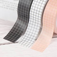 Grid Washi Tape Japanese Paper DIY Planner Masking Tape Adhesive Tapes Stickers Stationery Tapes Decorative Hot sale Colorful 2024 - buy cheap