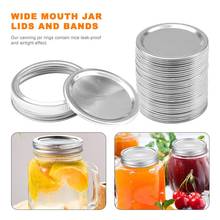 10PCS Wide Mouth Lids Mason Jar Lids Leak Proof Secure Mason Canning Jar Caps for Mason Canning Jars Diameter 70mm 86mm 2024 - buy cheap