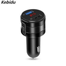 Kebidu-transmisor USB TF/FM MP3 AUX, modificador Bluetooth para coche, radio FM, reproductor MP3 TF 2024 - compra barato