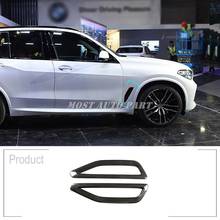 Cubierta de salida de ventilación lateral de guardabarros de plástico ABS, apariencia de fibra de carbono, decoración de coche, embellecedor de coche, accesorios para BMW X5 G05 2019-2021 2024 - compra barato