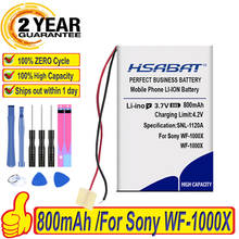 Batería de 100% mAh para auriculares Sony WF-1000X, 2 líneas, herramientas gratis, novedad de 800 2024 - compra barato