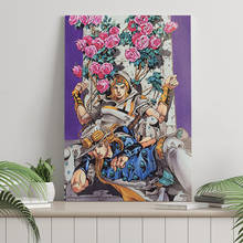 Johnny Joestar Gyro Zeppeli STEEL BALL RUN Modern Anime  Canvas poster Painting wall Art decor room Decoration Prints Home Decor 2024 - buy cheap