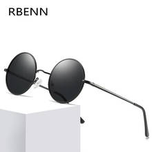 RBENN Metal Round Polarized Sunglasses Men Women Vintage Steampunk Sun Glasses Male Driving Shade Mirrored UV400 2024 - buy cheap