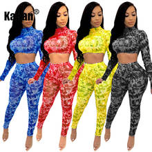 KaKan 2020 Women's Summer New Jumpsuit Two-piece Printed Jumpsuit Suit 2024 - buy cheap