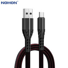 NOHON-Cable USB tipo C para móvil, carga rápida para Samsung S10, S9, Huawei P30 Pro, Mi Xiaomi 9, 8, Android 2024 - compra barato