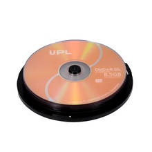 Диск DVD 215 мин 8X + R DL 8,5 ГБ, 10 шт, без рисунка, DVD-диск для передачи данных и видео, поддерживает до 8 скоростей записи DVD + R DL 2024 - купить недорого