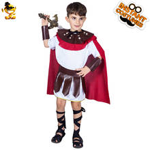 DSPLAY New Arrival Kids Roman Gladiator Costume Boy's High Quality Cool Warrior Fancy Costumes For Kids Halloween New Year Party 2024 - buy cheap