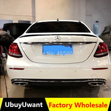 For Mercedes Benz W213 Spoiler 2016 2017 2018 2019 E-class E200 E300 E320 E63 Spoiler High Quality ABS Car Rear Wing Spoiler 2024 - buy cheap