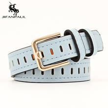 JIFANPAUL-cinturón con hebilla de pin para mujer, cinturón con personalidad para pantalones vaqueros, retro, elegante, decoración para estudiantes 2024 - compra barato