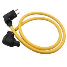 Cable de alimentación de CA de ángulo recto, amplificador de audiófilo, decodificador, enchufe de EE. UU., UE y AU, color gris Knigh 2024 - compra barato
